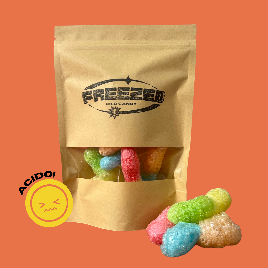 Freeze Dried Sour Worms